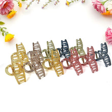 Plastic Hair Clamp Grip, Simple Matte Hair Barrette Clamp (1 Pc)