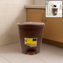 Homeware Dustbin Clean Mini Small Size Plastic Pedal Dustbin Used For Kitchen, Office, Car (1 PC)