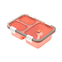 Plastic Lunch Box for Kids, Lunch Box for Kids 3 Compartment Insulated Lunch Box Tiffin Box for Boys, Girls, School & Office Men (3 Compartment Lunch Box)